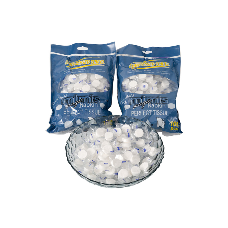 OEM Custom Size Disposable Compressed Towel Tablets High Quality Mini Magic Compressed Bath Towel